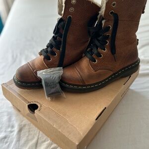 Dr. Martens Brown Lace Up Boots